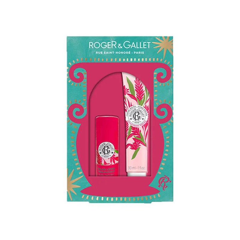 ROGER GALLET SET GINGEMBRE LABIOS Y MANOS