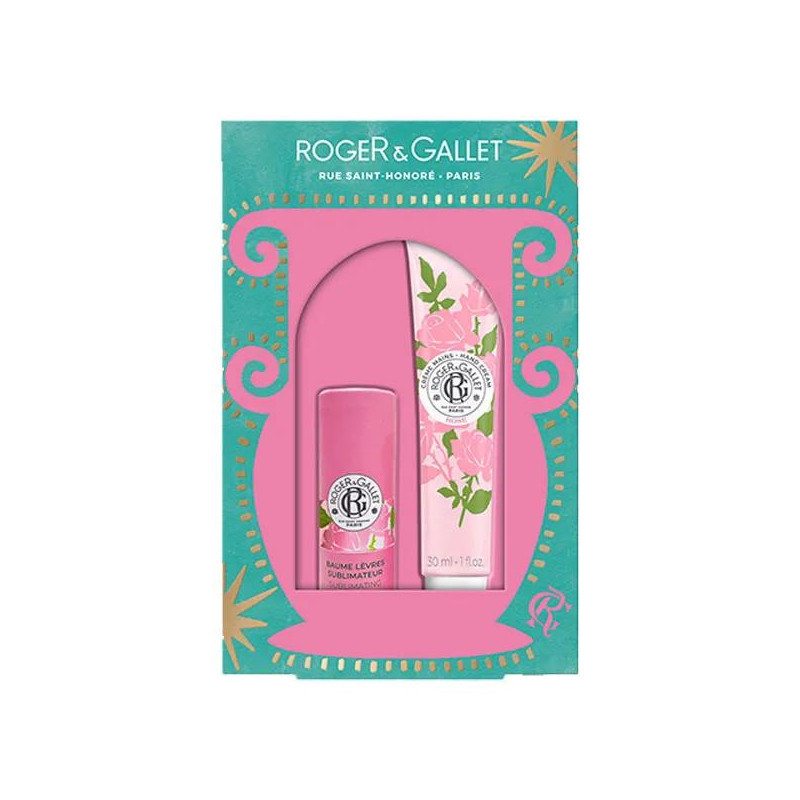 ROGER GALLET SET ROSE LABIOS Y MANOS