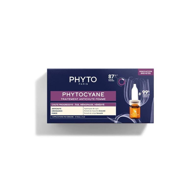 PHYTO PHYTOCYANE MUJER PROGRESIVA 12 AMPOLLAS