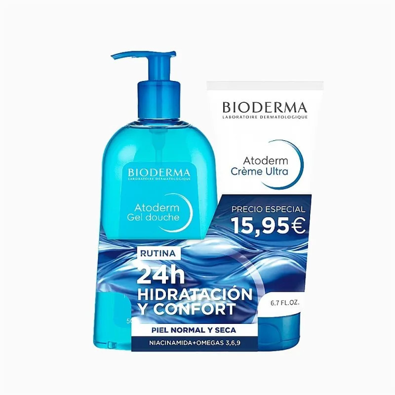 BIODERMA PACK ATODERM CREMA 200 + GEL DOUCHE 500ML