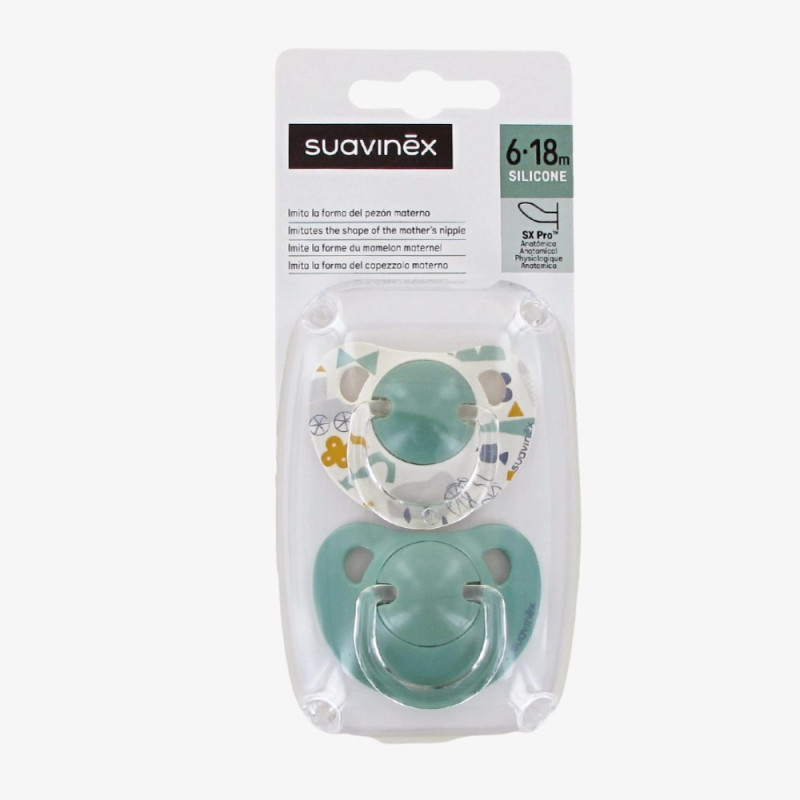 Suavinex chupete SX Pro anatómico silicona 6-18 meses