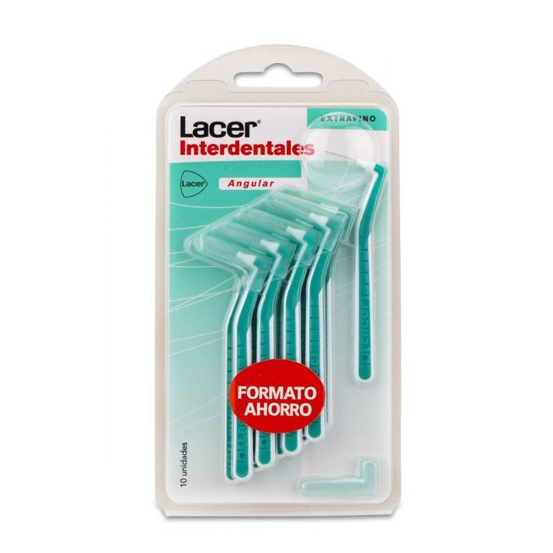 CEPILLO INTERDENTAL LACER ANGULAR EXTRAFINO 10 U
