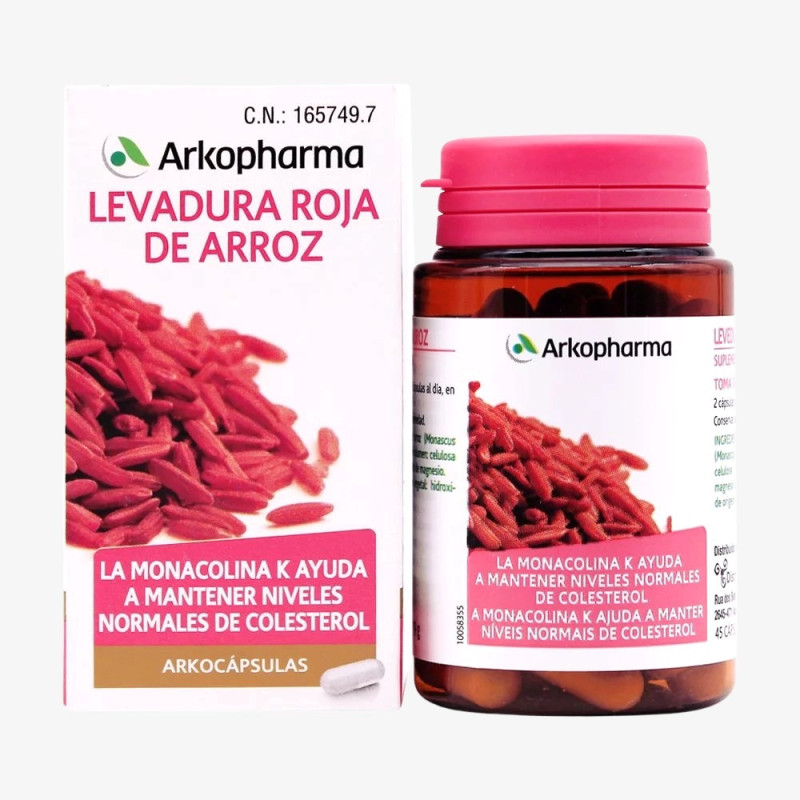 Arkopharma Arkosterol levadura de arroz rojo 45 cápsulas