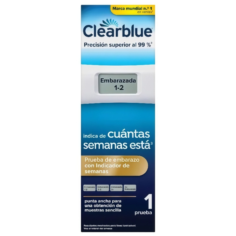 CLEARBLUE DIGIT TEST CUANTAS SEMANAS  EMBARAZO