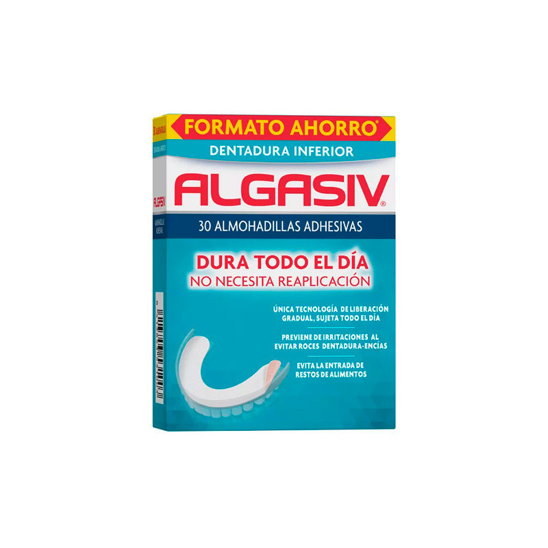 ALGASIV DENTADURA INFERIOR 30 UNID