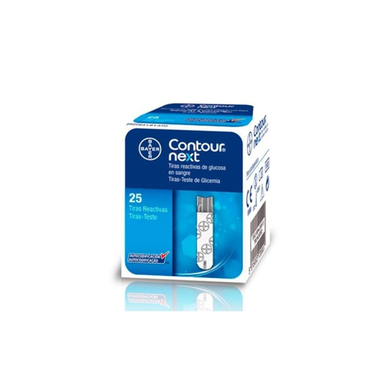TIRAS REACTIVAS GLUCEMIA CONTOUR NEXT 25 U