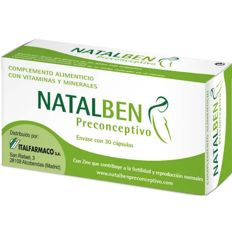 NATALBEN PRECONCEPTIVO 30 CAPS