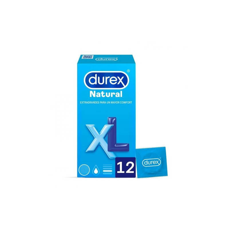 DUREX NATURAL XL 12 UNID